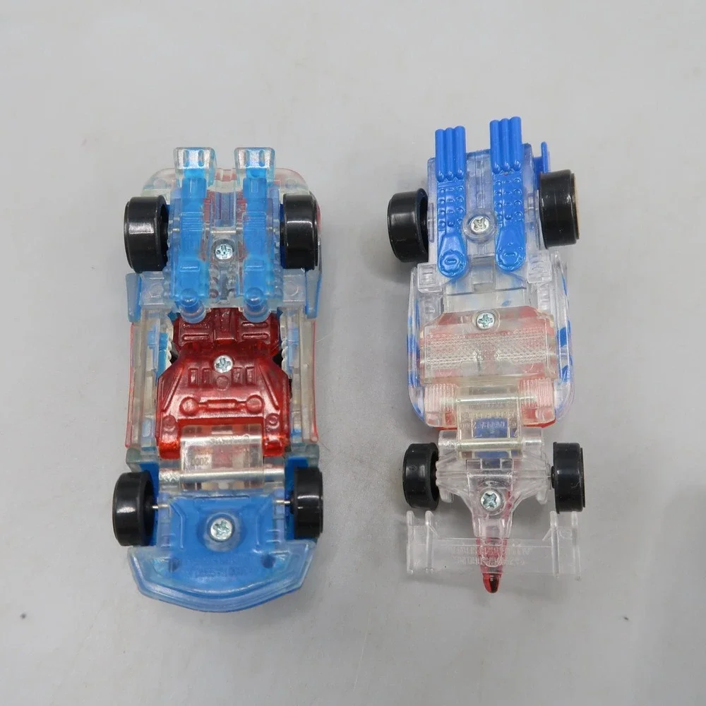 Transformers‎ 2000 MIRAGE Race car Spychanger & Crosswise robots in disguise Lot